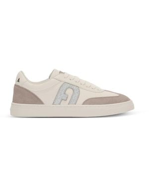 Furla Step Glitter-Embellishment Trainers - White