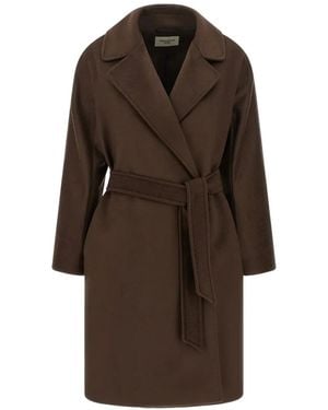 Weekend by Maxmara Pedale Belted Coat - Brown