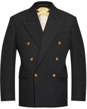 Versace Wool Blazer - Black