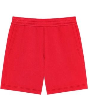 Givenchy Logo Patch Shorts - Red