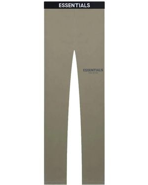 Fear Of God Logo-Print Leggings - Green