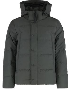 Canada Goose Wyndham Padded Hooded Jacket - Black
