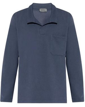 Hanro Felpa Con Tasca - Blu