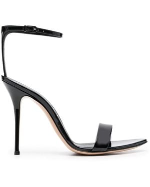 Casadei Patent Leather Sandals - Black