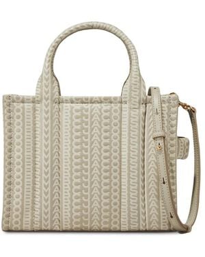 Marc Jacobs ザ モノグラム レザー トートバッグ S - グレー