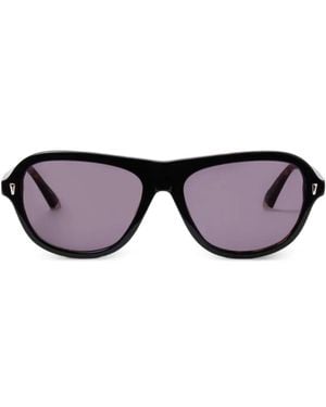 Sandro Pilot-Frame Sunglasses - Black
