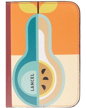 Lancel Porta Passaporto Summer Mania - Blu