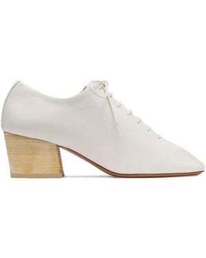 Lemaire 55Mm Souris Elongated-Toe Court Shoes - White