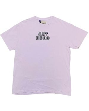GALLERY DEPT. Art Deco Logo-Print T-Shirt - Purple