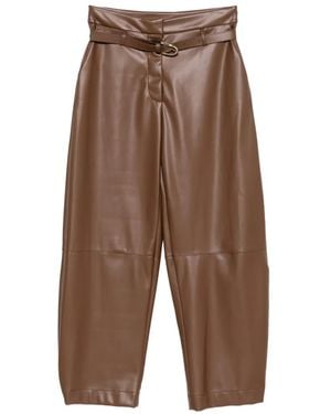 Imperial Belted Pants - Brown
