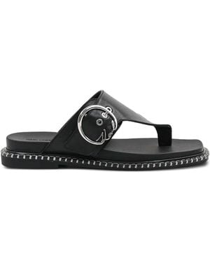 Karl Lagerfeld Sandalias con detalle de hebilla - Negro