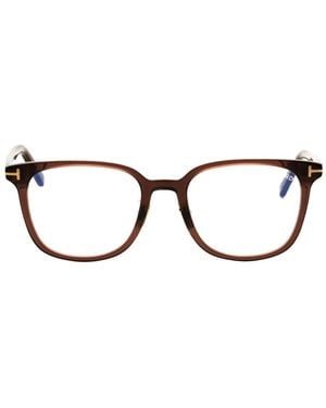 Tom Ford Rectangle-Frame Glasses - Black
