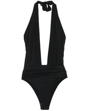 Balmain Bañador Con Detalle Del Logo - Negro