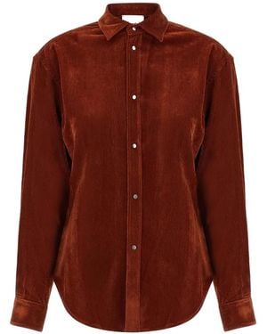 Nude Chemise En Jean À Boutons Pression - Brown