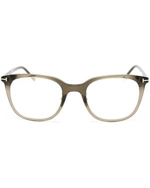 Tom Ford Rectangle-Frame Glasses - Gray