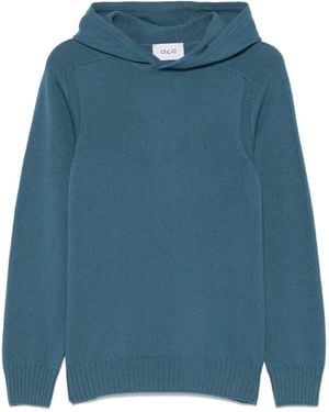 D4.0 Hoodie Aus Wolle - Blau