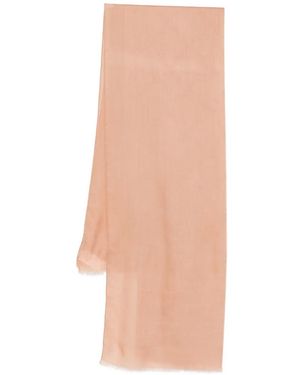 Max Mara Mxazinnia Fringed Scarf - White