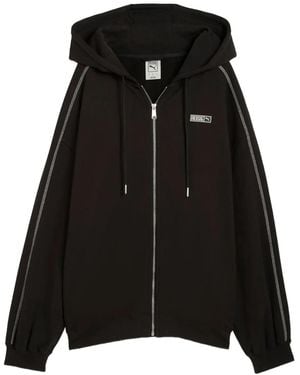 PUMA X Rosé T7 ジップアップ パーカー - ブラック