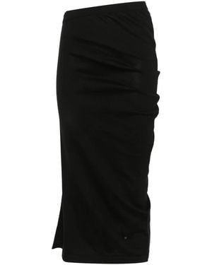 Moschino Asymmetric Midi Dress - Black
