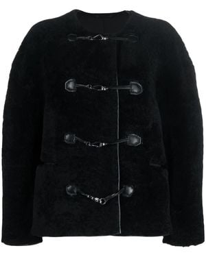 TOTEME Teddy Shearling Jacket - Black