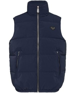 Philipp Plein Down Gilet - Blue