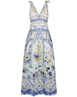 CAMILLA My Homespun Heart Dress - Blue