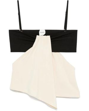 Nanushka Draped Top - Black