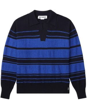 Sunnei Striped Jumper - Blue