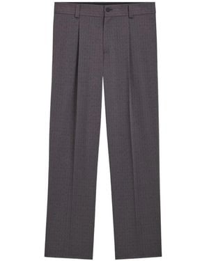 HUGO Pantalon À Carreaux - Gray