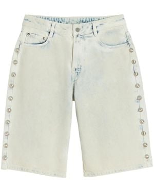Apparis Shorts mit Nieten - Weiß