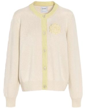 Barrie Kasjmier Vest Met B-Logo - Wit