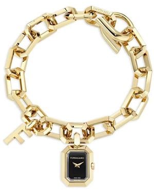Ferragamo Charm 16Mm Watch - Metallic