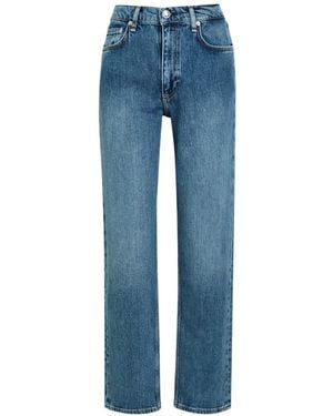 Rag & Bone Harlow Jeans Mit Geradem Bein - Blau