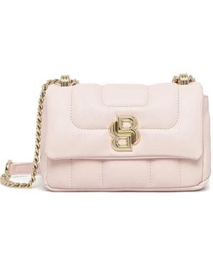 BOSS Quilted Cross Body Bag - Natural