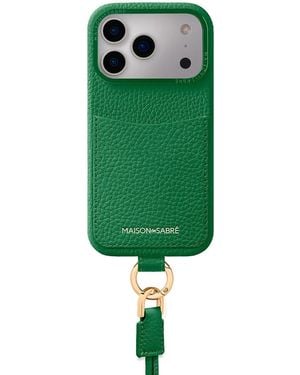 Maison De Sabre Sling Iphone 17 Pro Case - Green