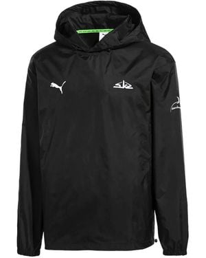 PUMA ロゴ パーカー - ブラック