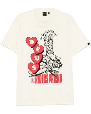 Deus Ex Machina Camiseta Honky Tonkin - Blanco