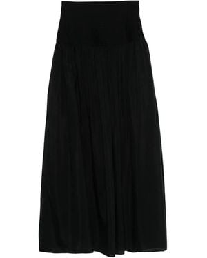 Matteau Pintuck Midi Skirt - Black