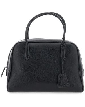 NOTHING WRITTEN Kate Leather Tote Bag - Black