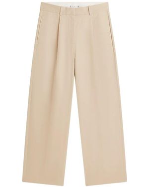 Tommy Hilfiger Pleated Wide-Leg Trousers - White