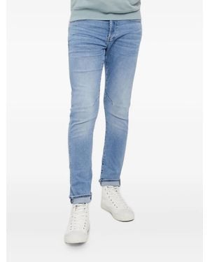 G-Star Embroidered Slim-Fit Jeans - Blue