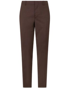 Moorer Romeo Tailored Trousers - Brown