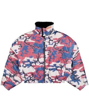 PDF Camouflage-Pattern Jacket - Red