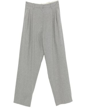 Alysi Pantalones de vestir con pinzas - Gris