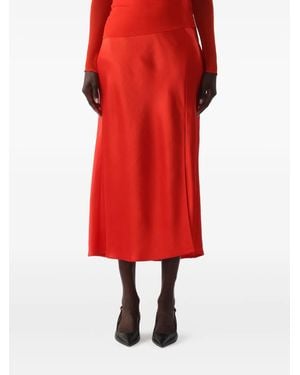 Jason Wu Zip-Fastening Straight Skirt - Red