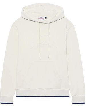 Gcds Logo-Embossed Hoodie - Natural