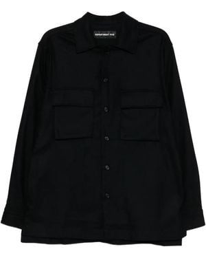 Department 5 Button-Up Jacket - Black