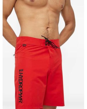 Helly Hansen Hydropwr Logo-Print Swim Shorts - Red