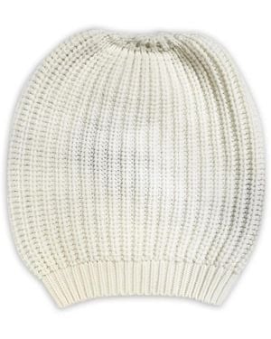 LA ROSE Cash Beanie - White