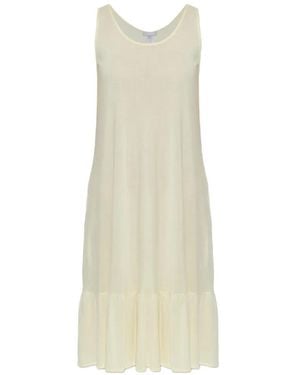 Hanro Isabella Ruffled Sleeveless Nightdress - White